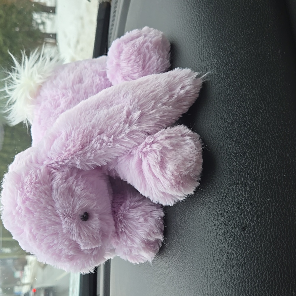 DISCONTINUED!!! Jellycat Smudge Lavender Bunny Toy - Original Size (M)